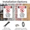 Signmission Pool Closed Do Not Enter Danger Sign, Plastic, 7in W x 10in L, 2PK OS-2PACK-DS-P-710-V-1636 - alternate 5